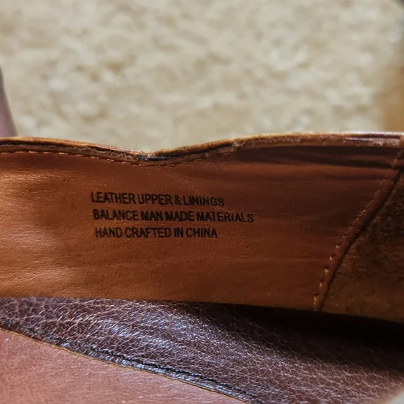 Antiqued Brown Tassel Heels - Picture 3 of 8